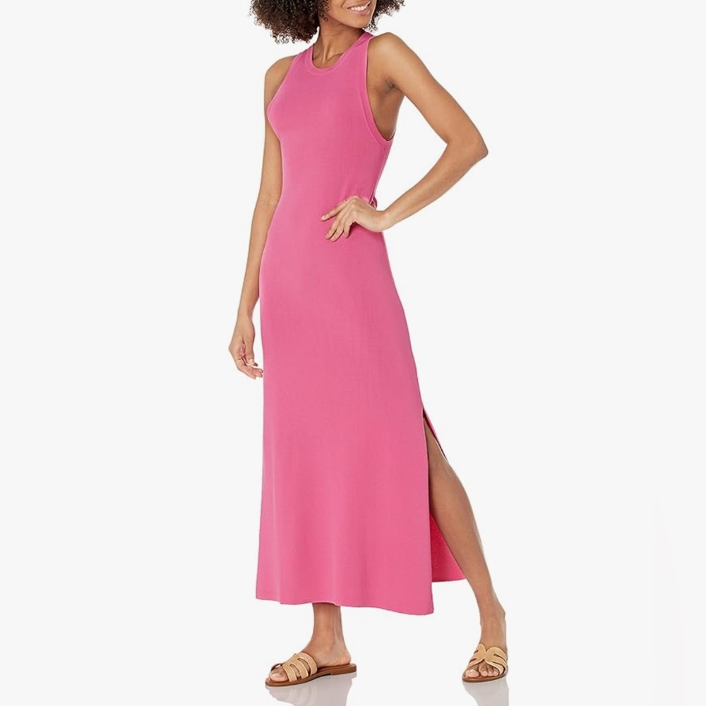 The Drop - NWT! Gabriela High Neck Side Slit Midi/Maxi Sweater Dress - Size XS